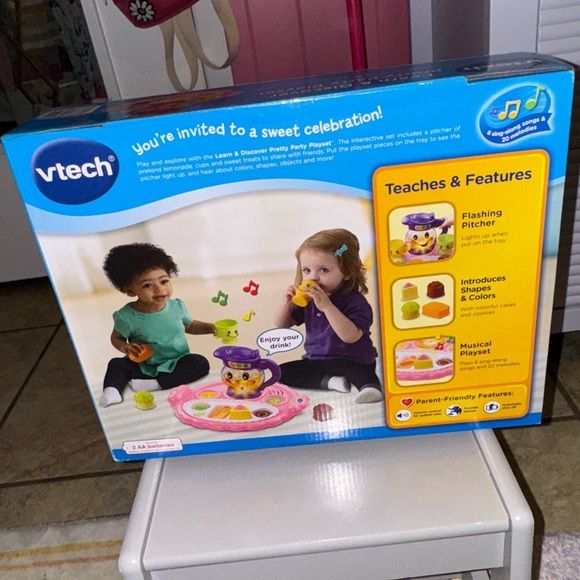 Pink Learning Toy with Interactive Features - Picture 2 of 2